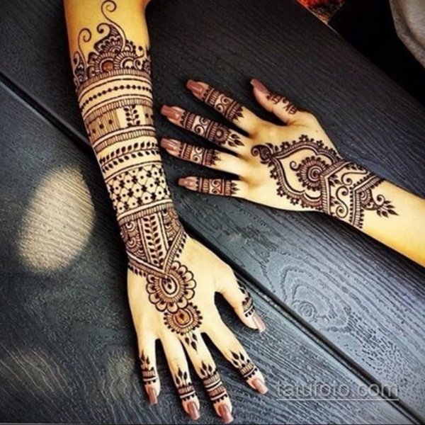 Мехенди на всю руку