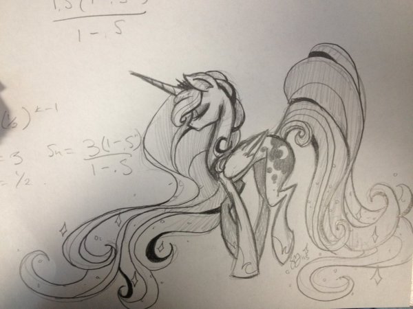 Рисунки пони на бумаге