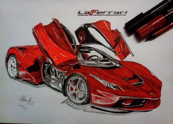 Феррари ла Феррари арт