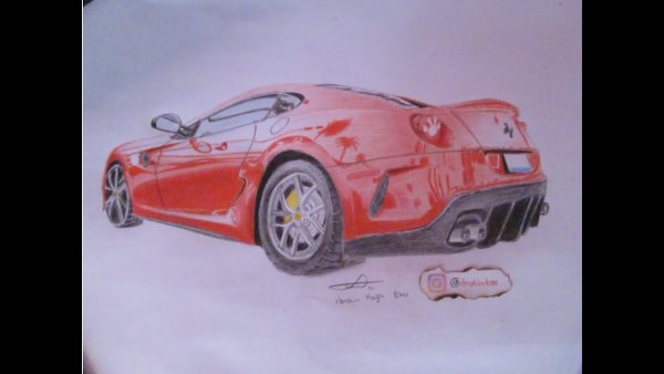 Машина карандашом