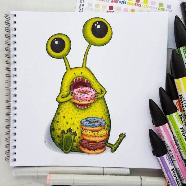 Идеи для рисунков монстрики