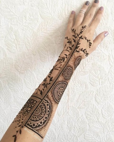 Мехенди на всю руку