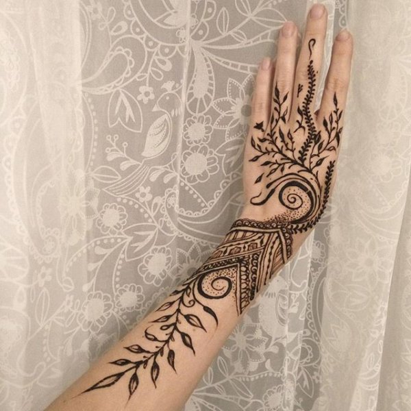 Мехенди на всю руку