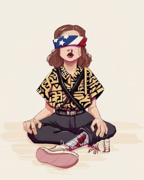 Оди очень странные дела арт