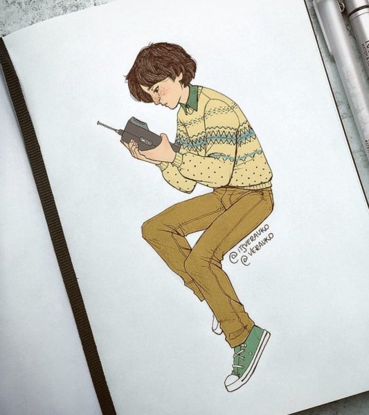 Майк ОСД рисунок