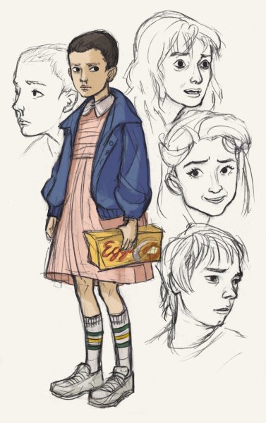 Eleven stranger things рисунки