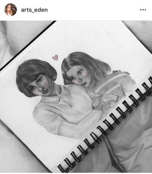 Очень странные дела рисунки карандашом