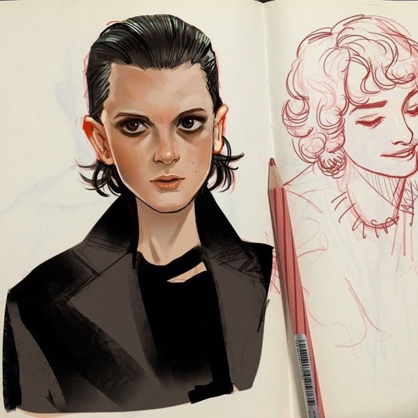 Eleven stranger things рисунки