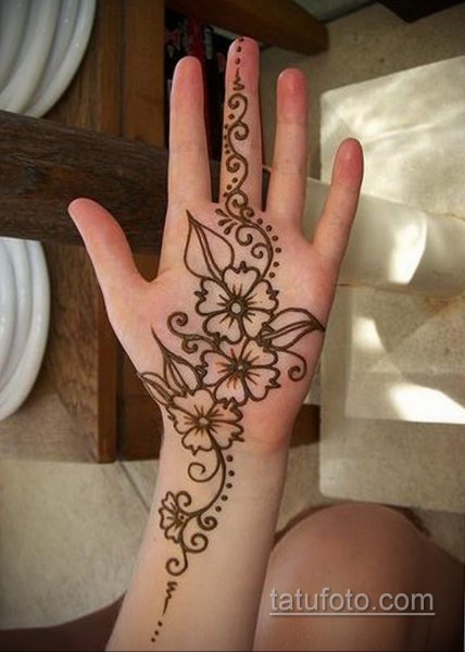 Узоры для хны на ладони руки
