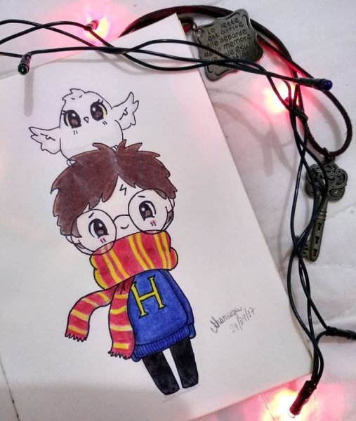 Срисовки для скетчбука Гарри Поттер