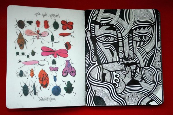 Современные узоры в скетчбук