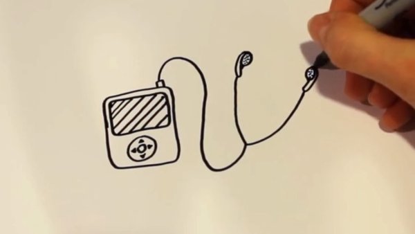 Рисование черным маркером для начинающих