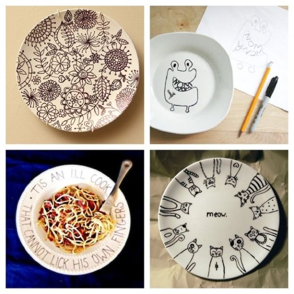 Роспись по керамике акриловыми красками