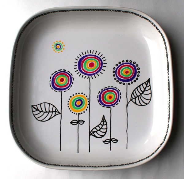 Рисование контуром по стеклу