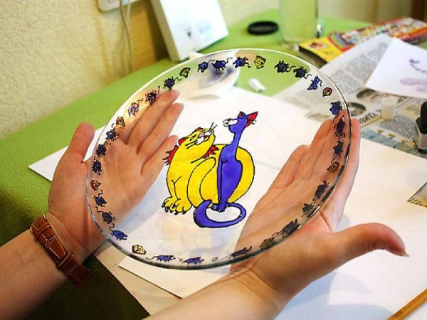 Узоры на тарелках