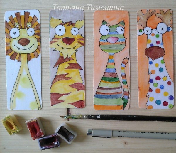 Идеи для закладок маркерами