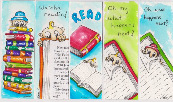 Прикольные закладки для книг