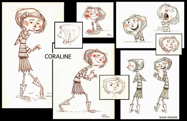 Коралина в стране кошмаров концепт арт