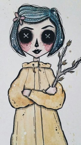 Тим Бертон арт Коралина