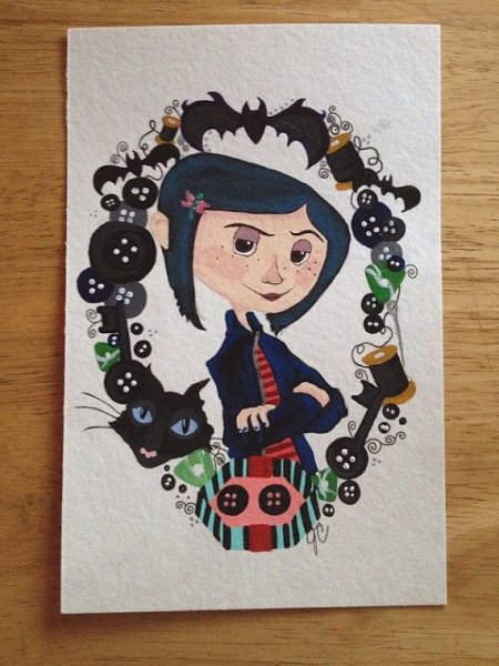 Скетчбук Коралина