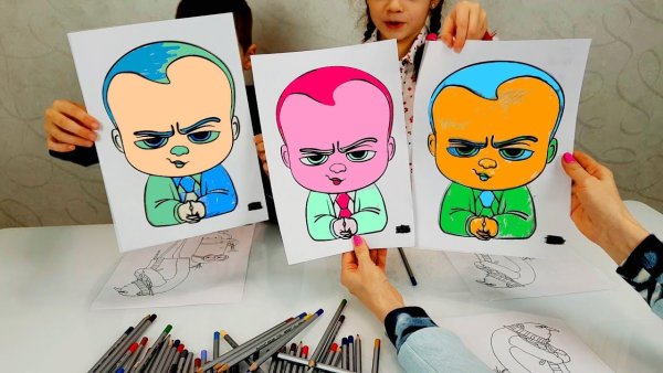 Рисунки для челленджа три маркера