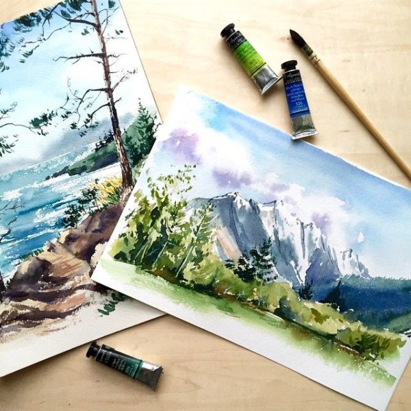 Рисунки маркерами для скетчинга