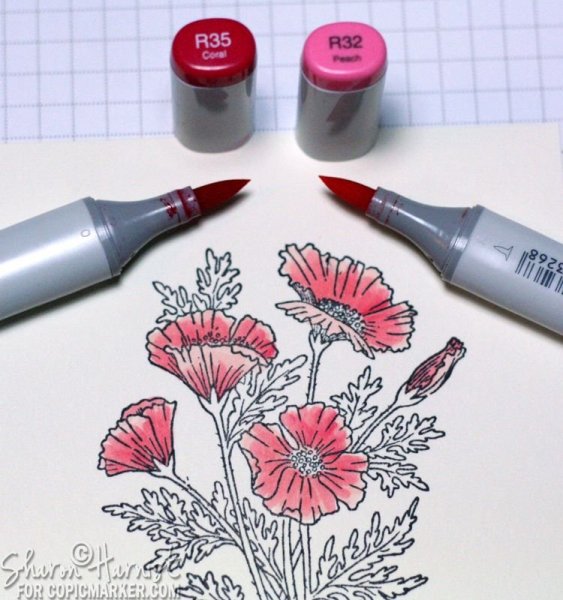 Простые рисунки маркерами