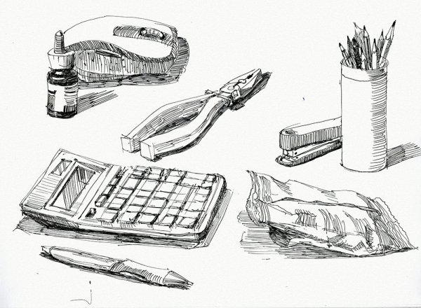 Цветы для рисования фломастерами