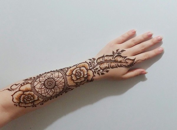 Мехенди на руке фото