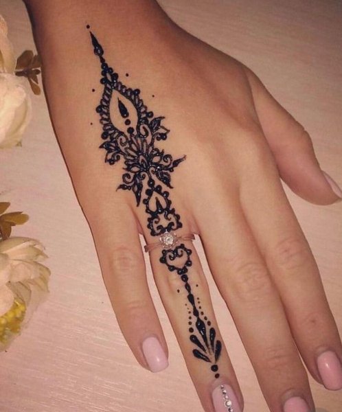 Кольцо из хны