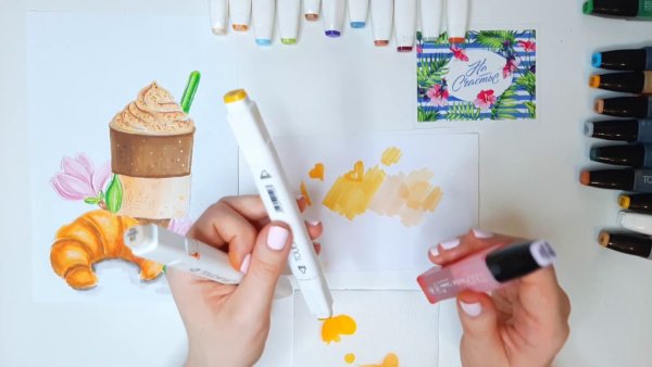 Маркеры для скетчинга 60pcs