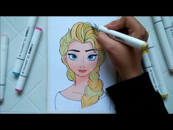 Рисунки маркерами для скетчинга