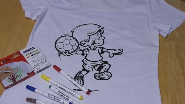 Фломастеры для футболок