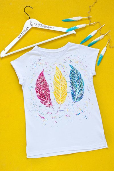 Рисунок для вышивки на футболке