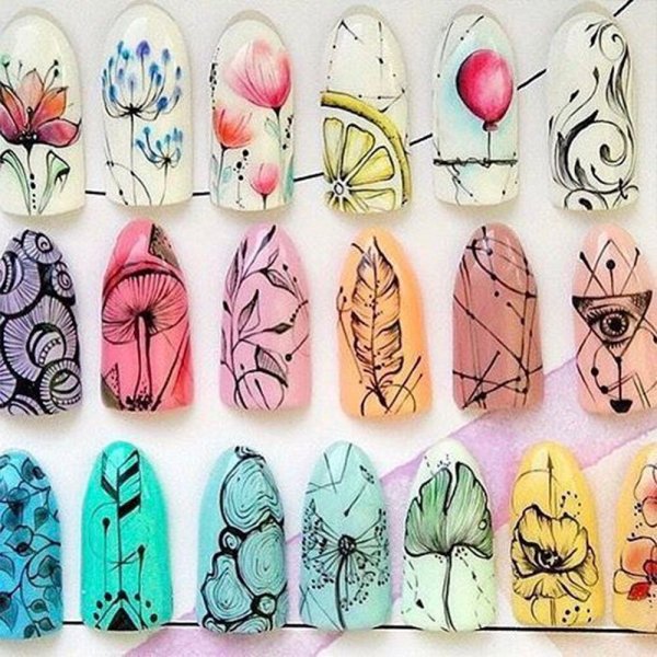 Рисунки маркерами для начинающих