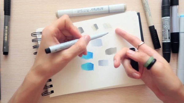 Basir маркеры для скетчинга