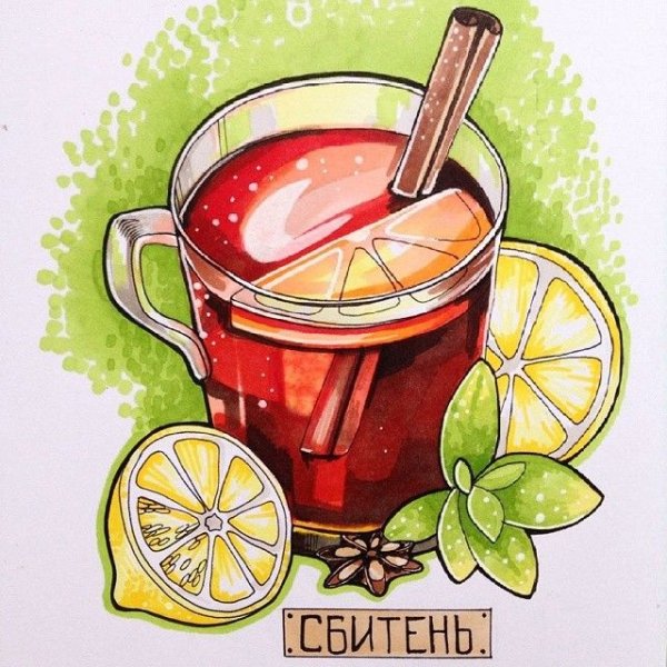 Скетчинг маркерами Лизы Красновой