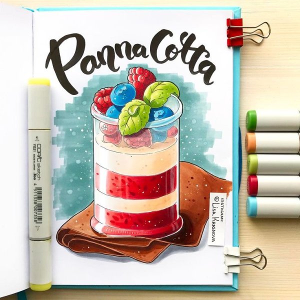 Коктейль маркерами