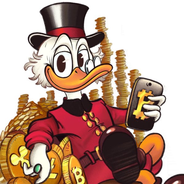 Скрудж макдак простым карандашом