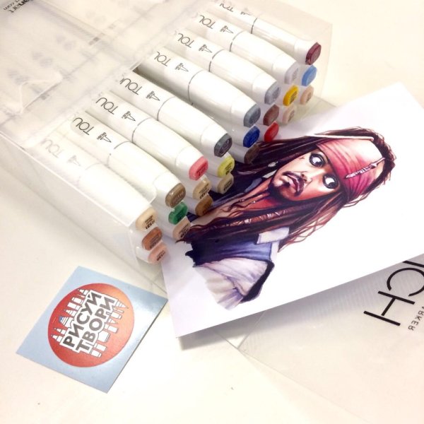 Маркеры для скетчинга Touch cool 80 шт