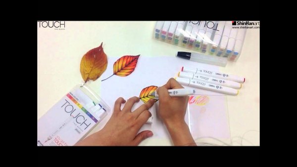 Рисования фломастерами Touch