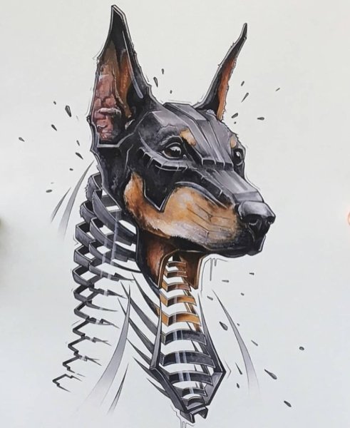 Скетчинг животные