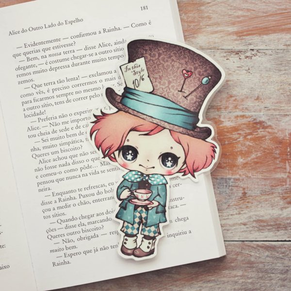 Закладки для книг Алиса в стране чудес