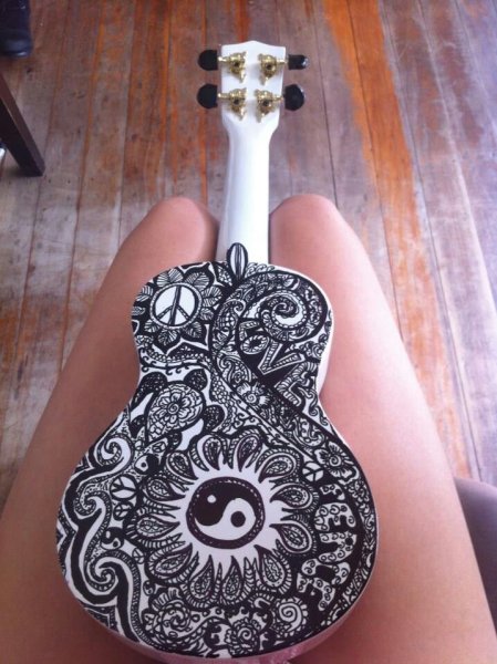 Узоры на гитаре