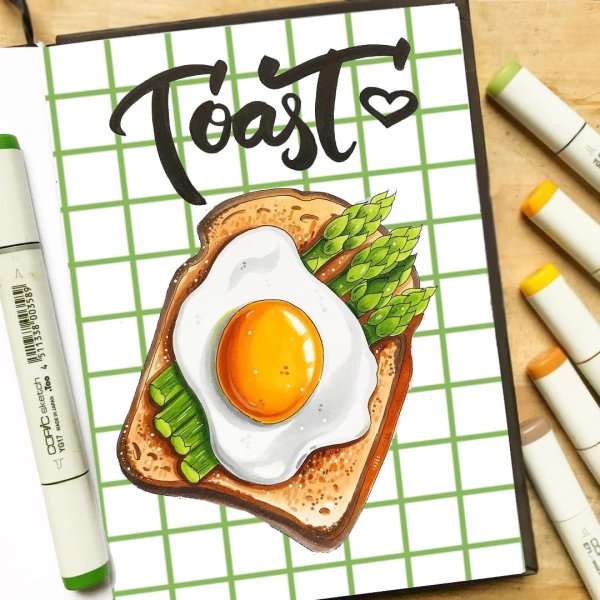 Скетчбук для рисования фломастерами