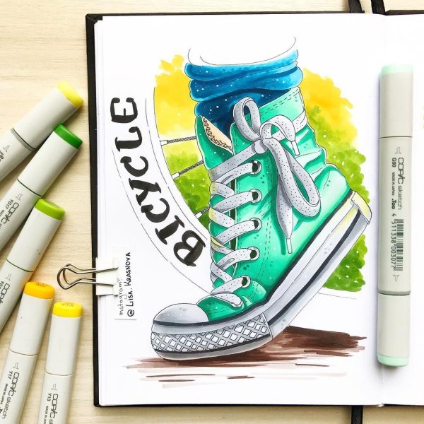 Фрукты для скетчбука