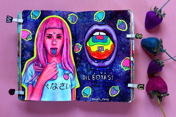 Идеи для рисунков в скетчбуке