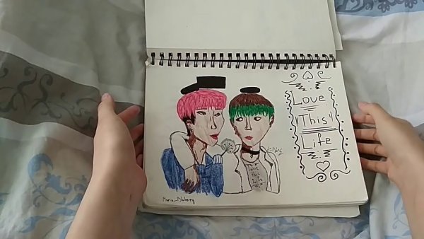 Корейский скетчбук для рисования