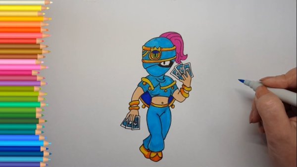 Рисунки Браво старс фломастерами