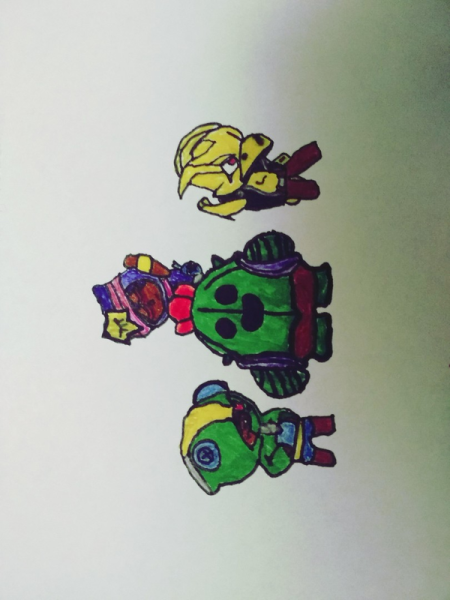 Brawl Stars Леон ворон Спайк Сэнди